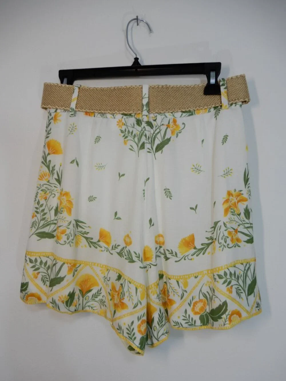 ANTONIO MELANI Style by Simkins Lindsey TOP SHORTS Set 4 Printed Linen Blend NEW